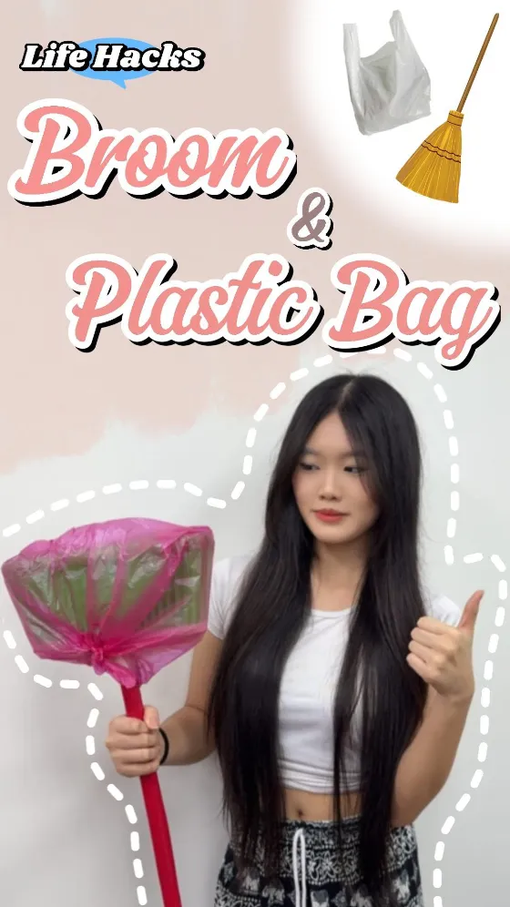 Broom & Plastic Bag, published on @ono.homefind