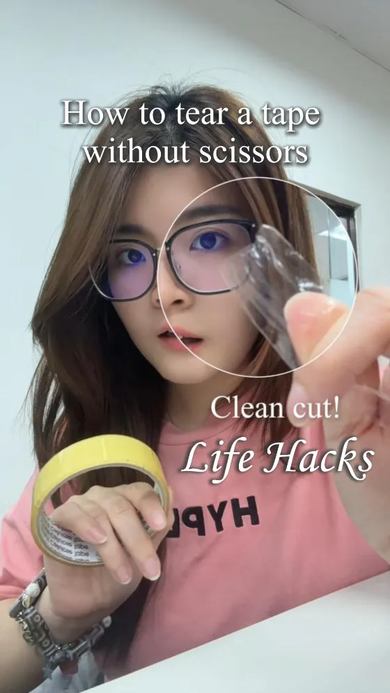 Tear tape without scissors, published on @ono.homefind