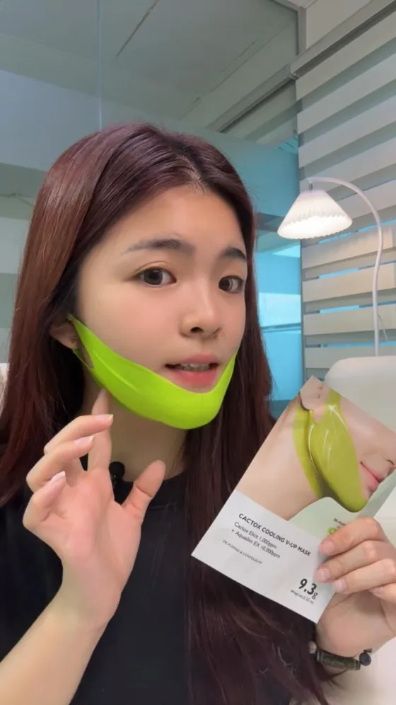 CACTOX cooling V mask, published on @ono.prettylab
